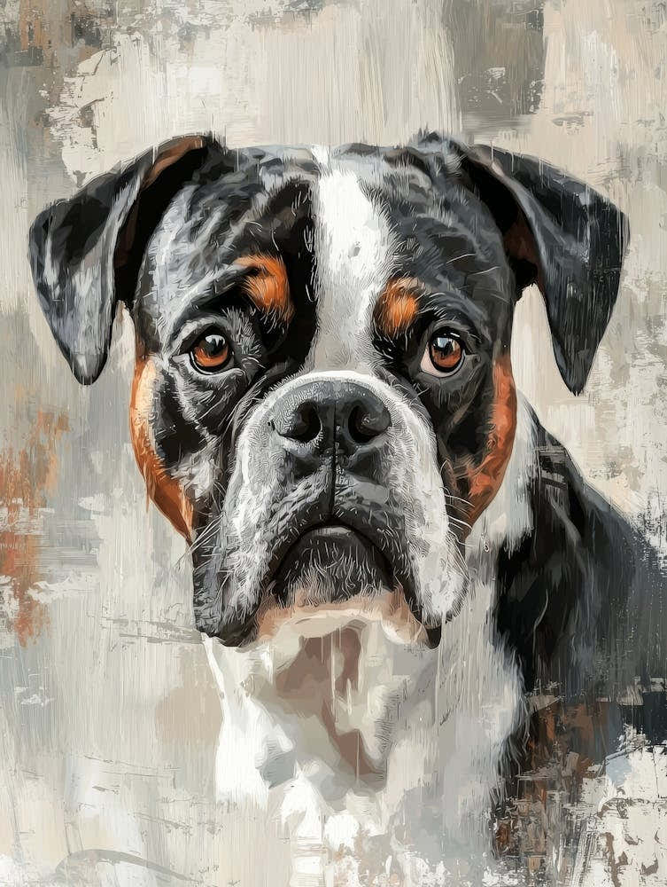 Boxer Canvas Print 3