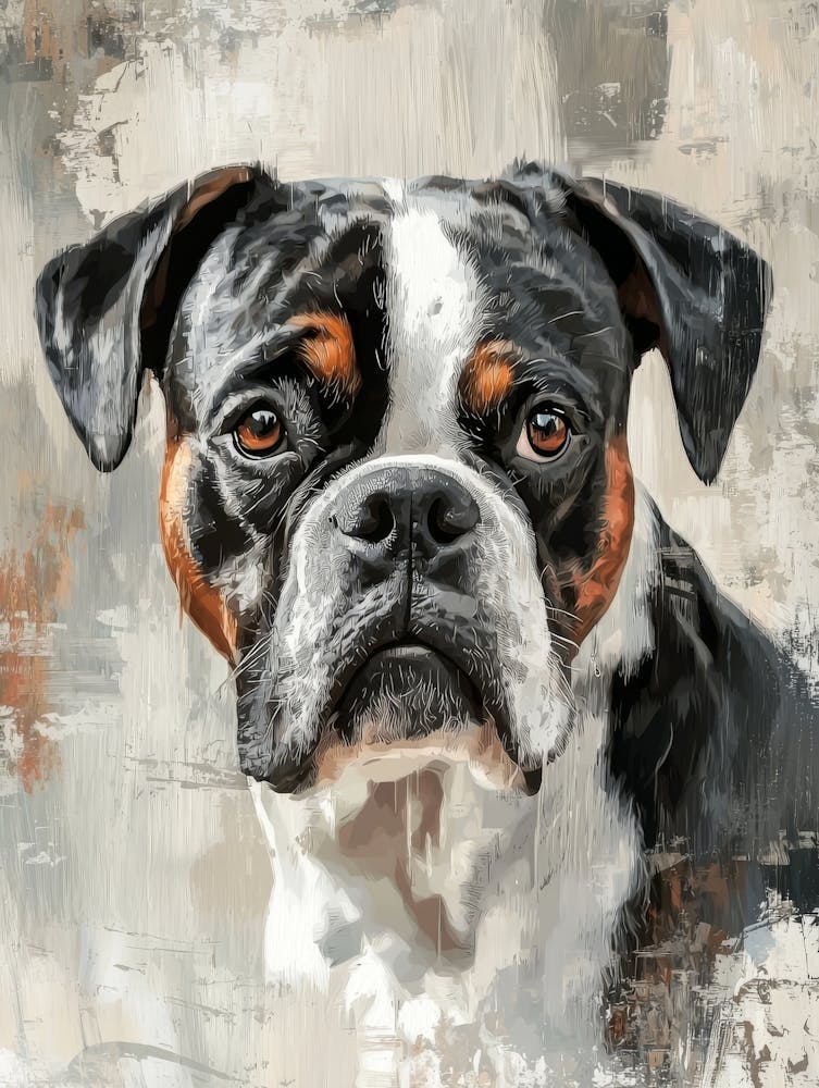 Boxer Canvas Print 3