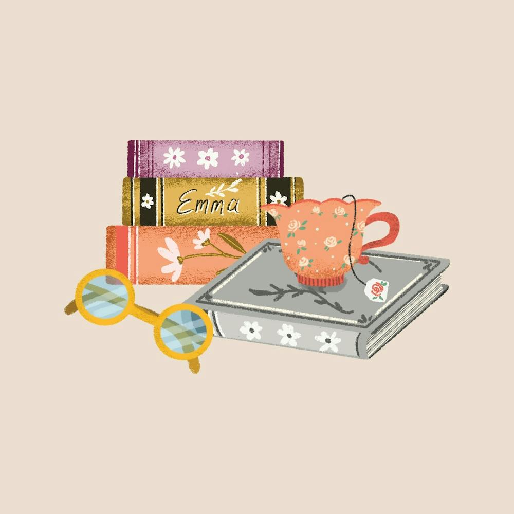 Reading time with a cup of tea