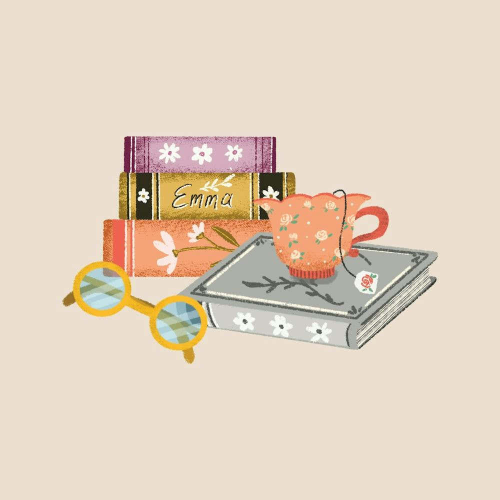 Reading time with a cup of tea