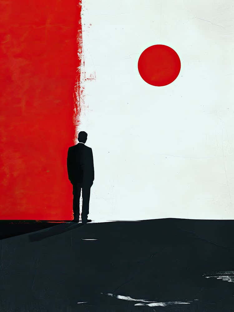 Man Looking At The Sun, Minimalism