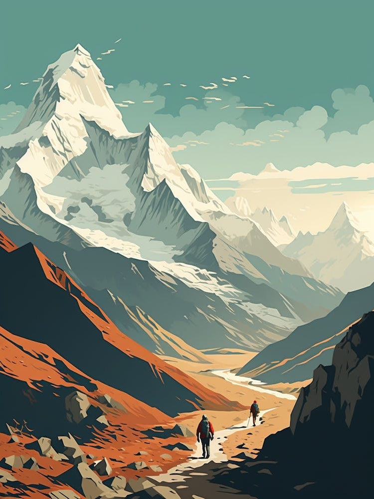 Great Himalaya Trail Nepal 3 Hiking Trail Landscape