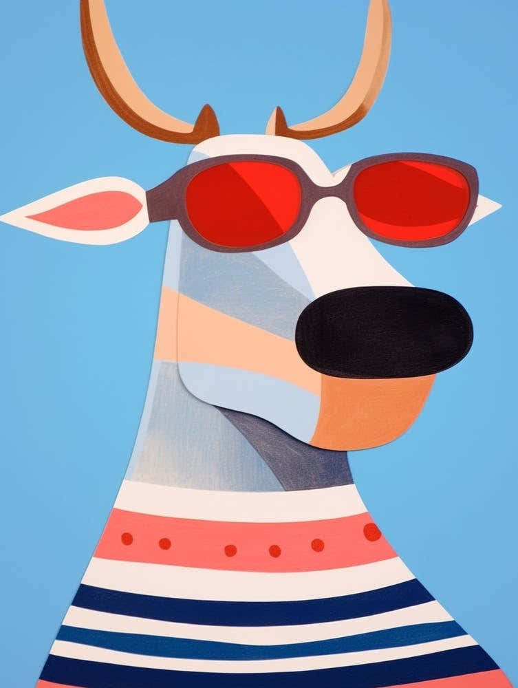 Little Caribou 2 Wearing Sunglasses