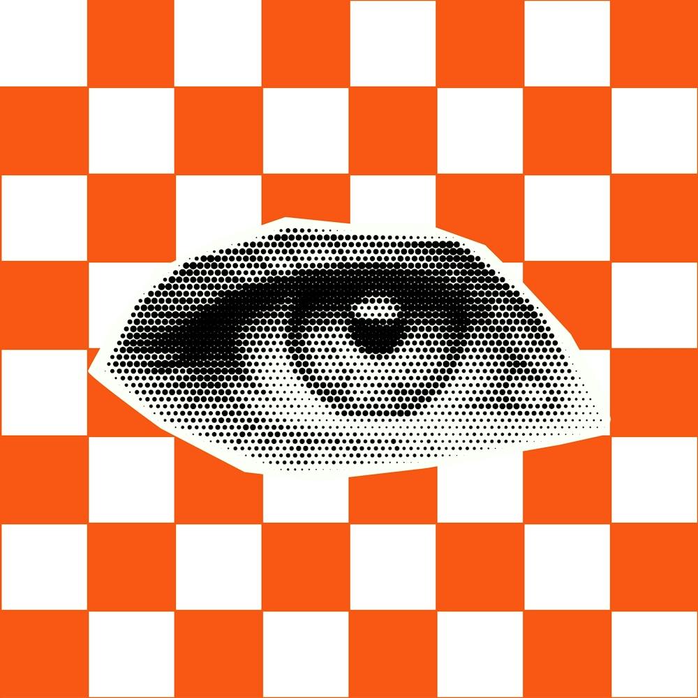 Checkerboard Eye Orange