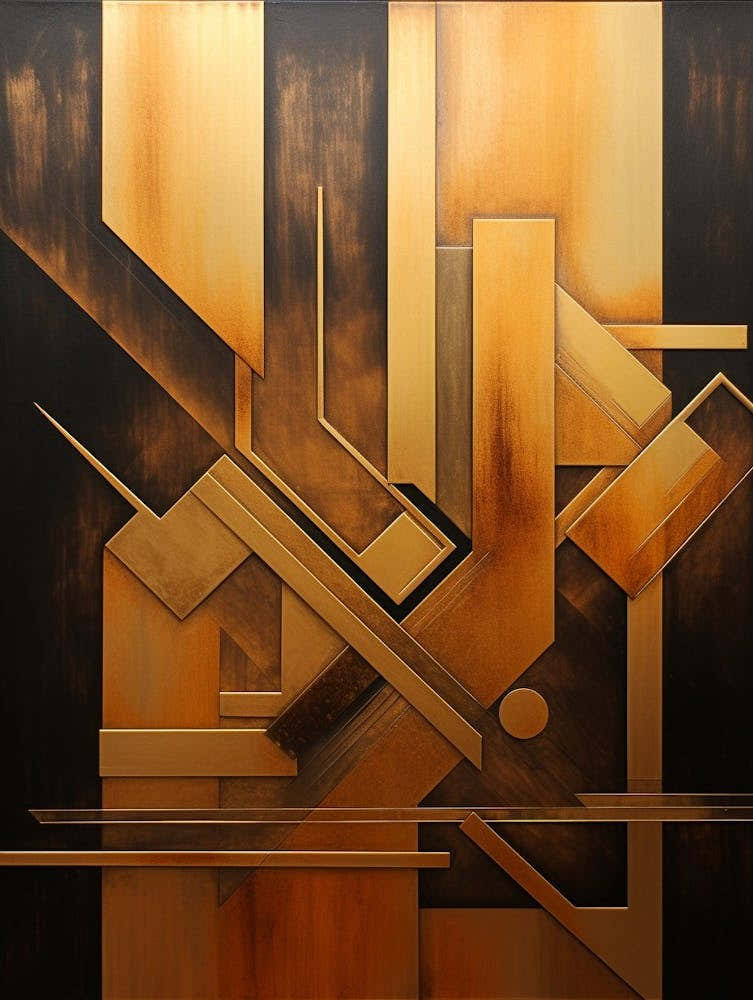 Dynamic Geometric Abstract Illustration 8