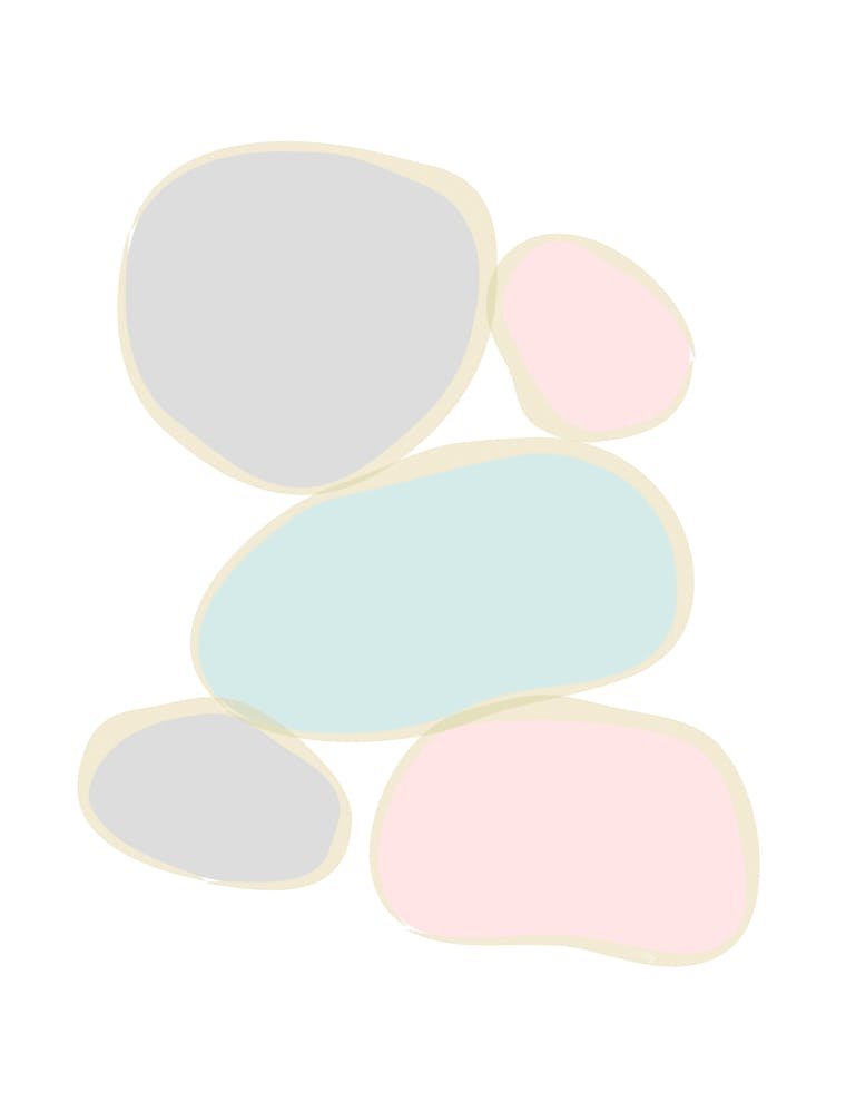 Pastel Stones Three