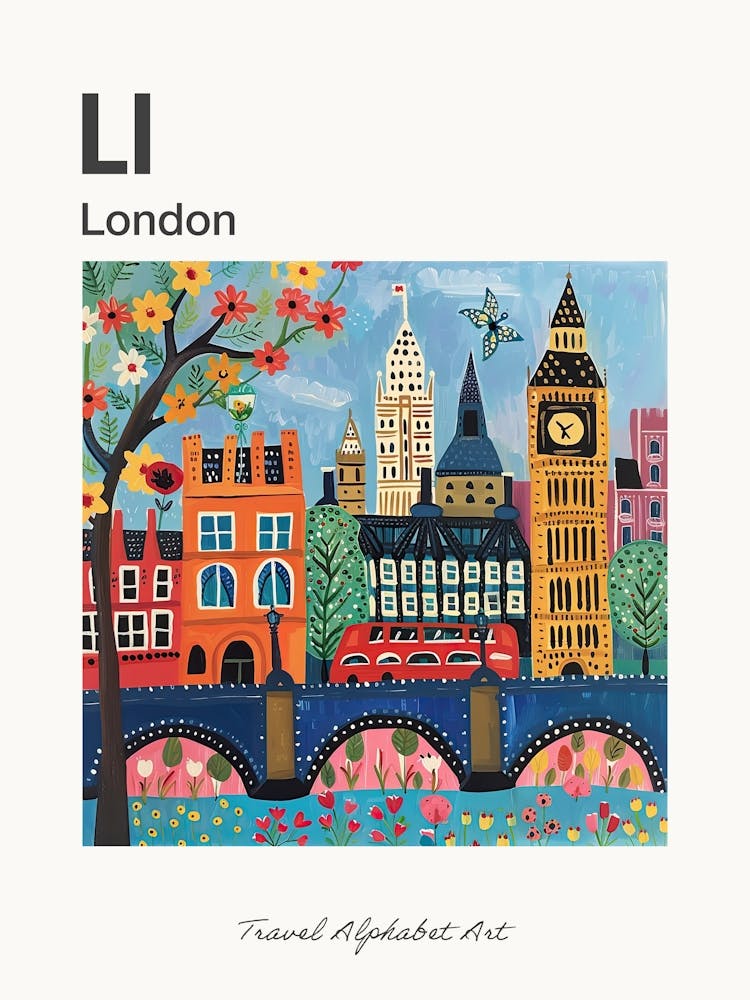 Kids Travel Alphabet  London 3