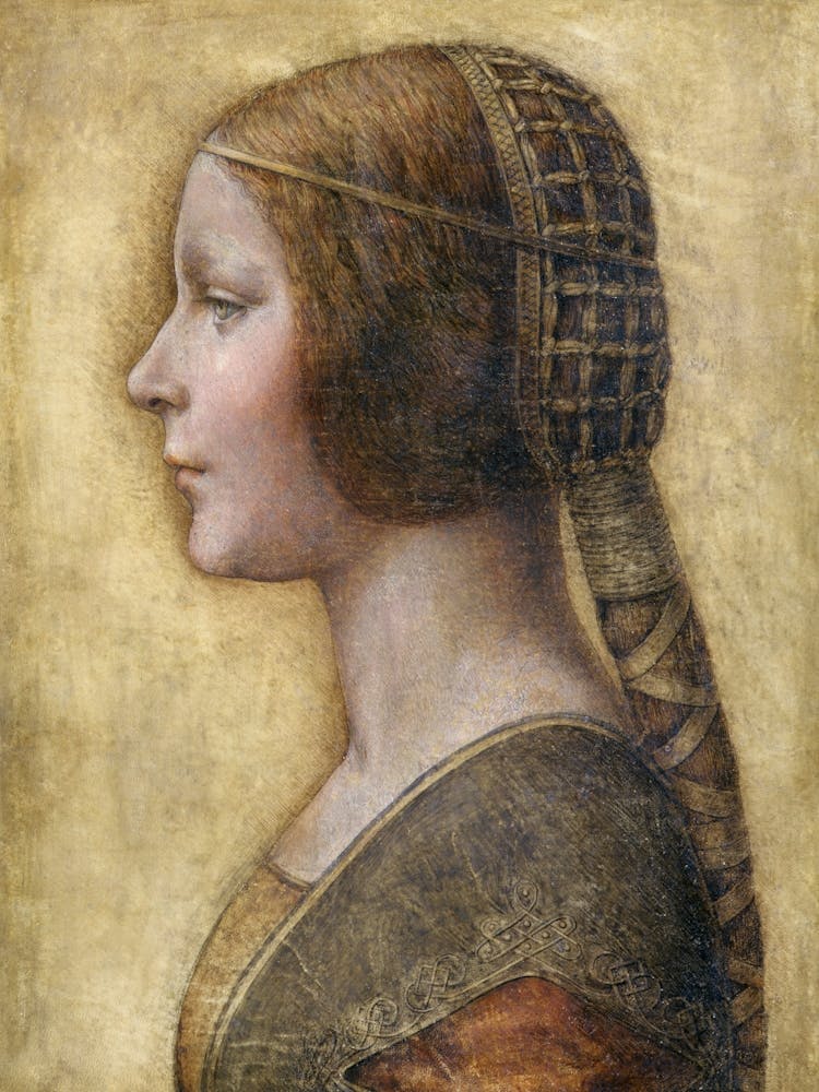 Profile Of A Young Fiancée, Leonardo Da Vinci