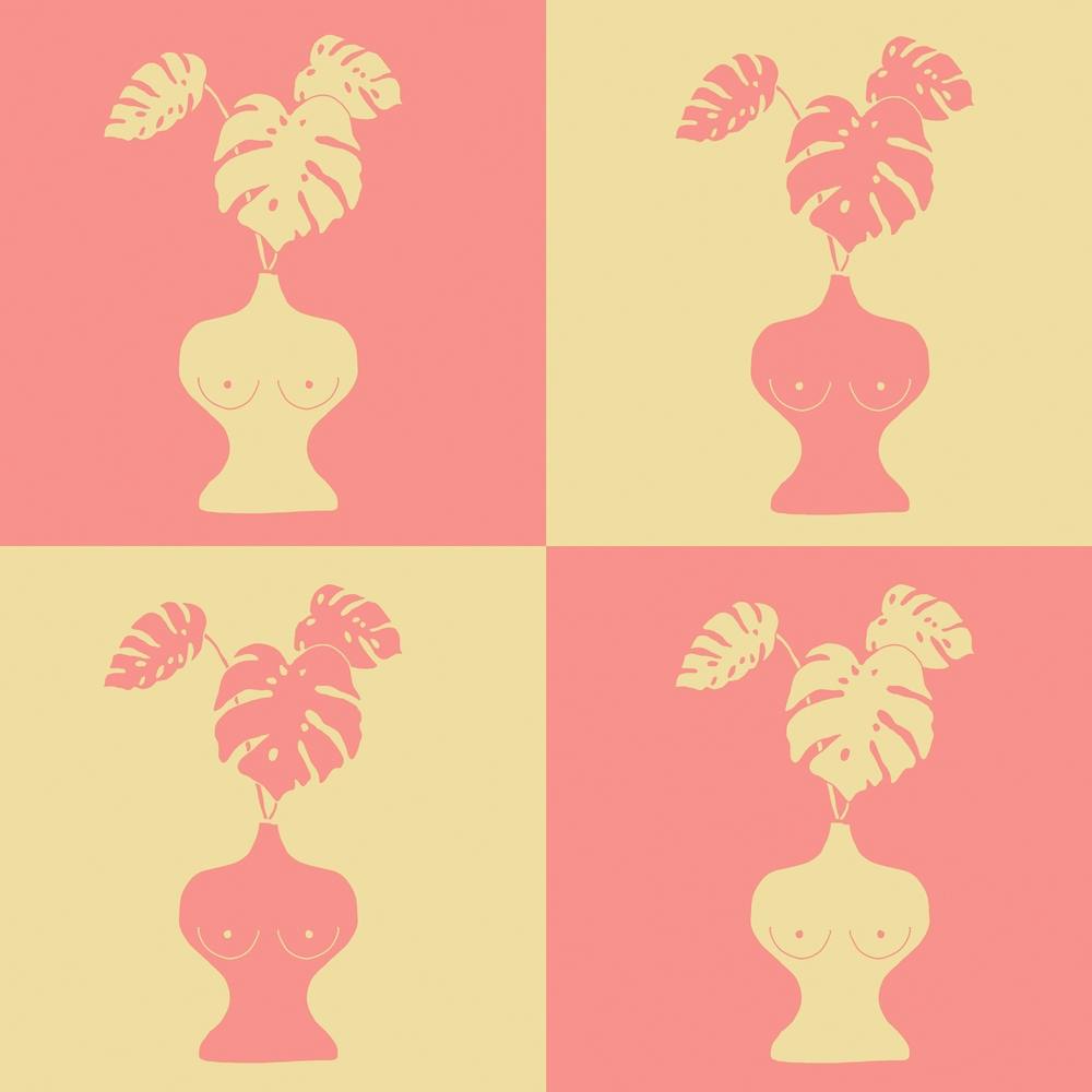 A Woman's World x4 Square