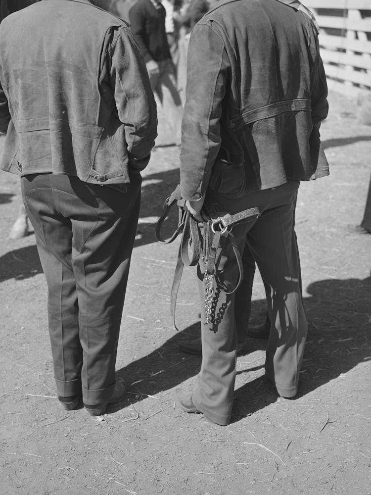 Cattlemen At San Angelo Fat Stock Show, San Angelo, Texas By Russell Lee