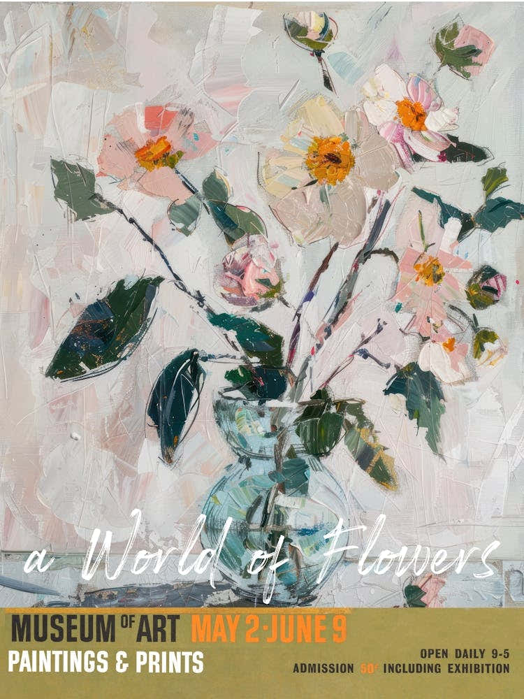 A World Of Flowers, Van Gogh Exhibition Cosmos 4