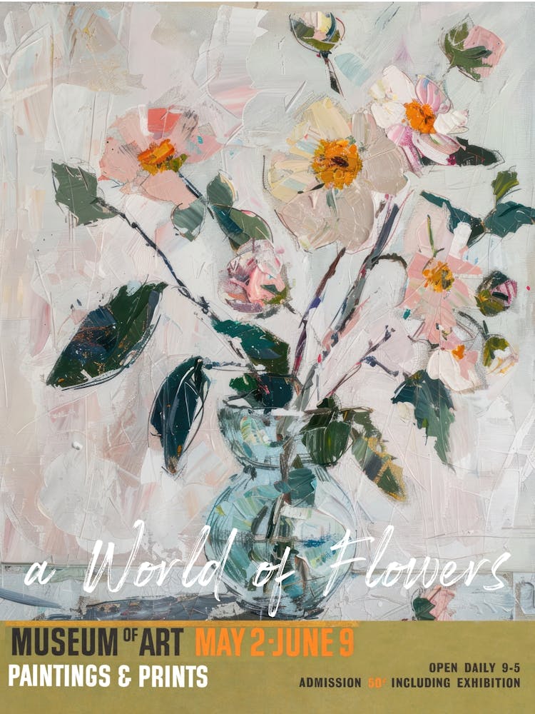 A World Of Flowers, Van Gogh Exhibition Cosmos 4