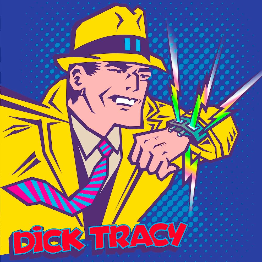 DICK TRACY | HQ Vector version | POP ART WORLD 2023 | www.popart.world