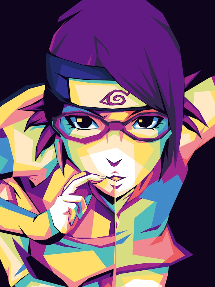 Sarada Anime Wpap
