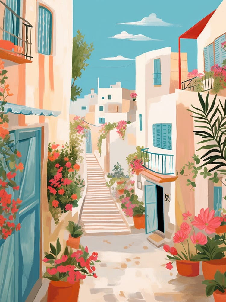 Tunis Tunisia 3 Illustration
