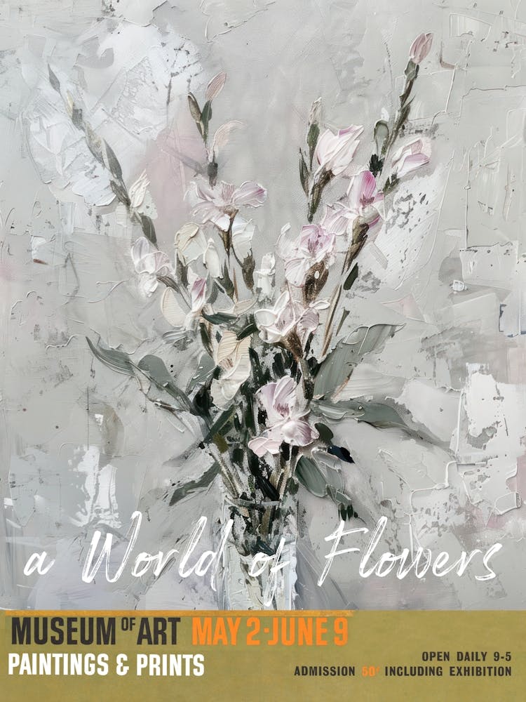 A World Of Flowers, Van Gogh Exhibition Snapdragons 3