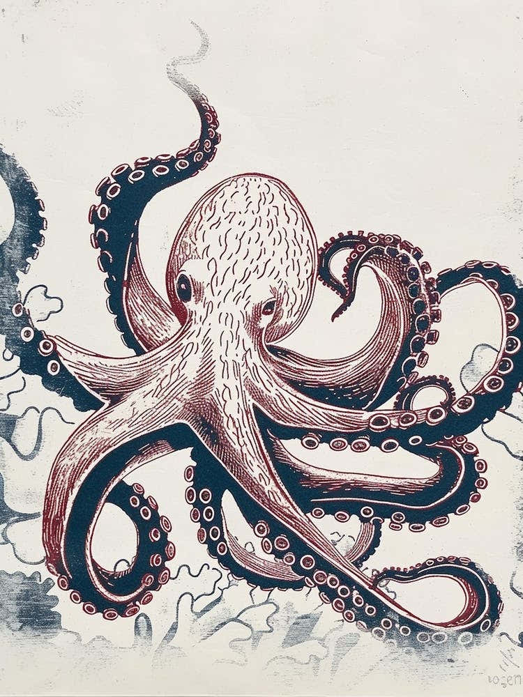 Linework Octopus Illustration