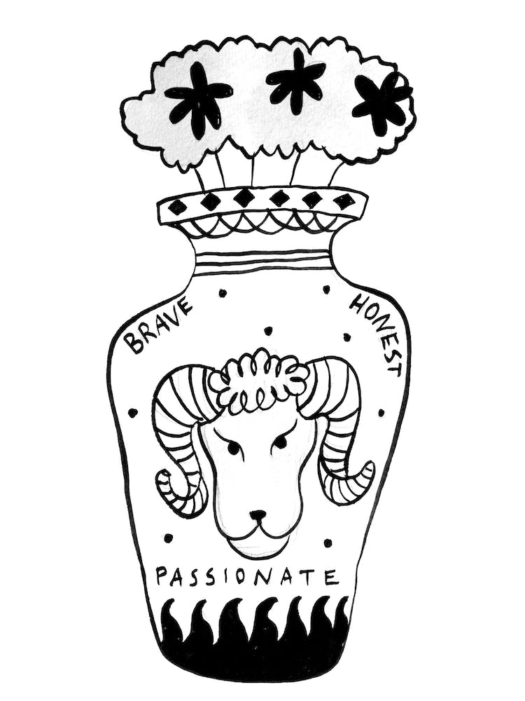 Aries Vase
