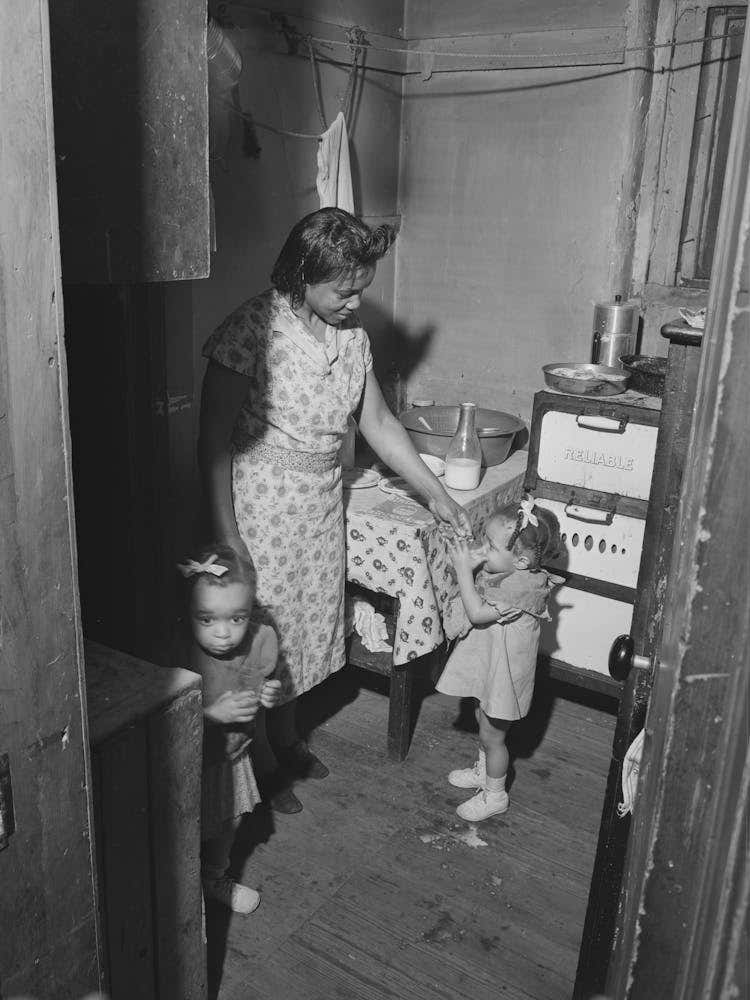 Kitchen Of Railroad Worker, Chicago, Illinois By Russell Lee
