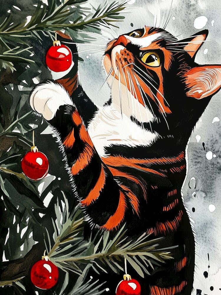Christmas Cat 8