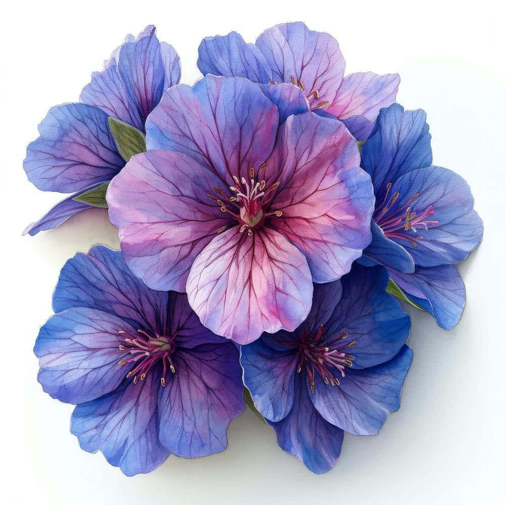 Blue Geranium 5