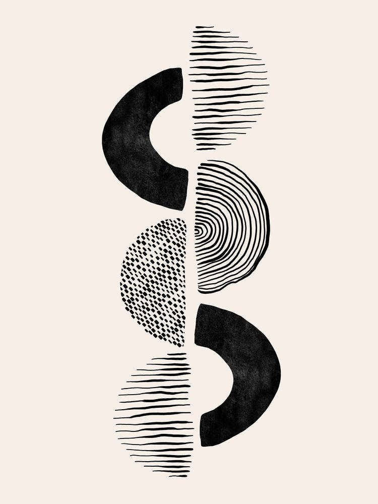 Mid-Century Moon Shapes 1