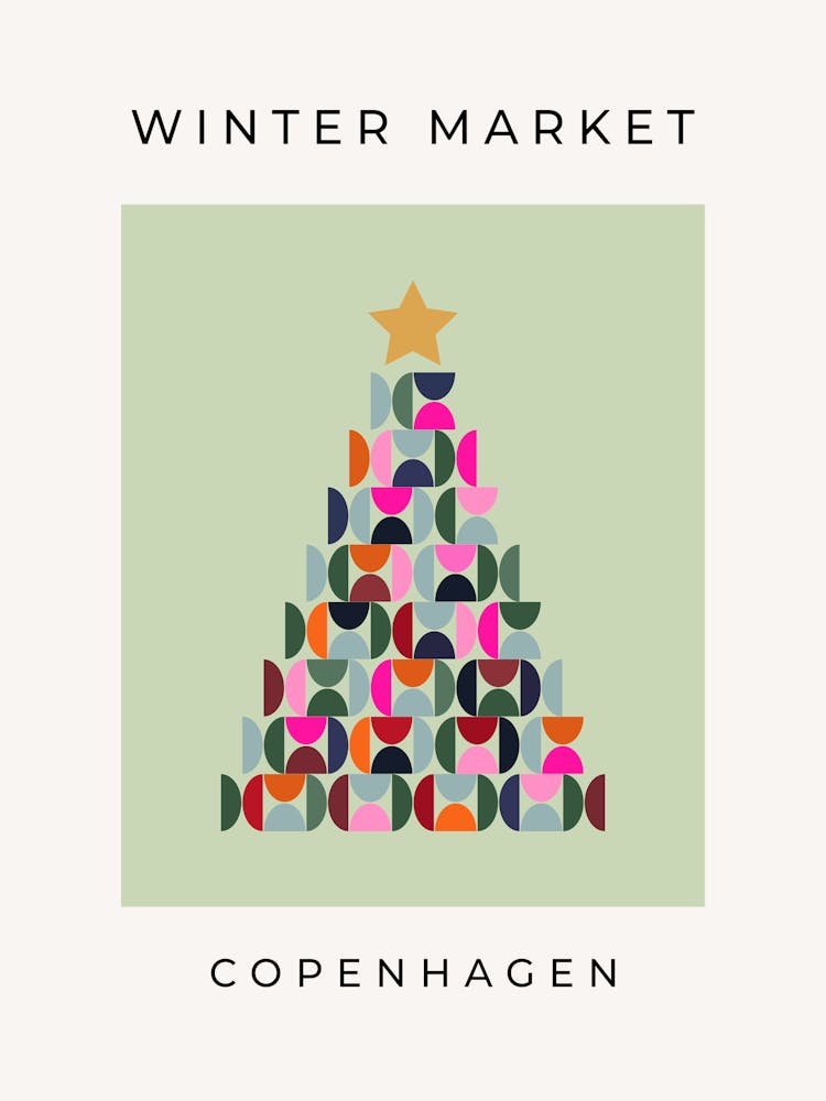 Winter Market | 06 – Pastel Green Christmas Tree