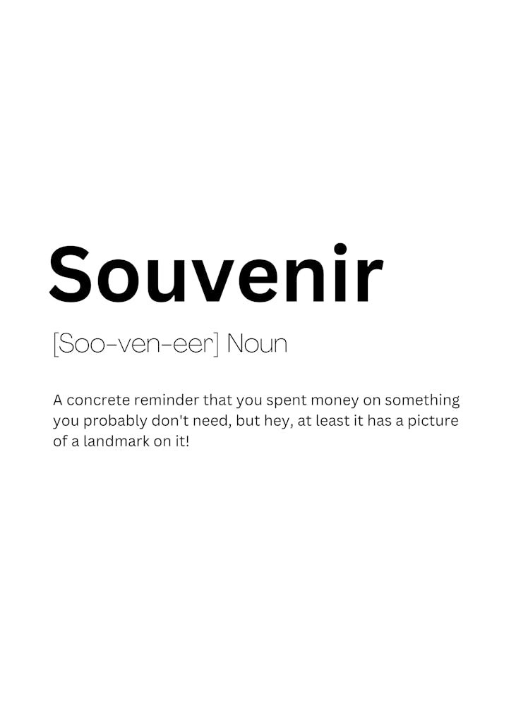 Souvenir Definition Meaning