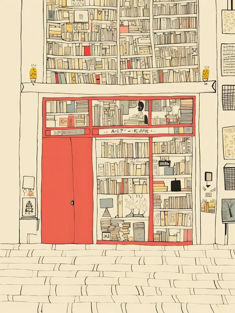 Seville The Book Nook Pastel Colours 1