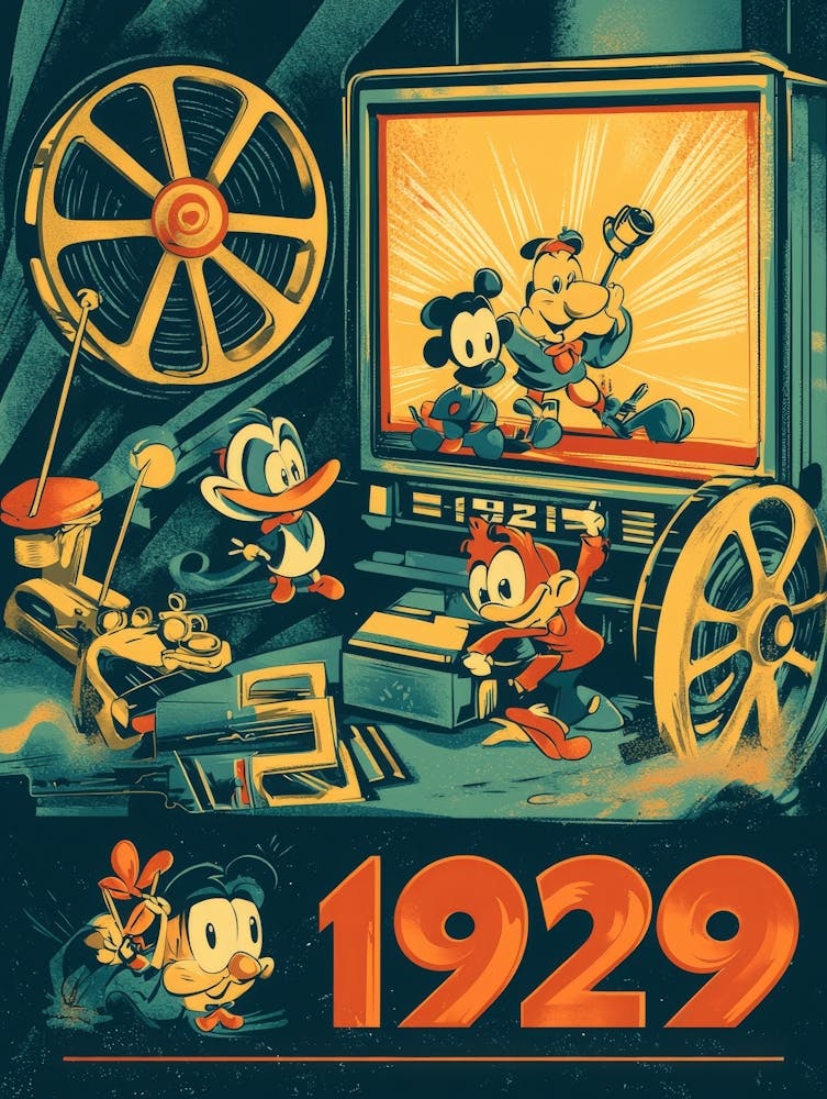 Aihrgdesign A Vintage Animation Poster Celebrating The Releas 132bdaa7 8f57 473a B28e 24bddfe94980 0