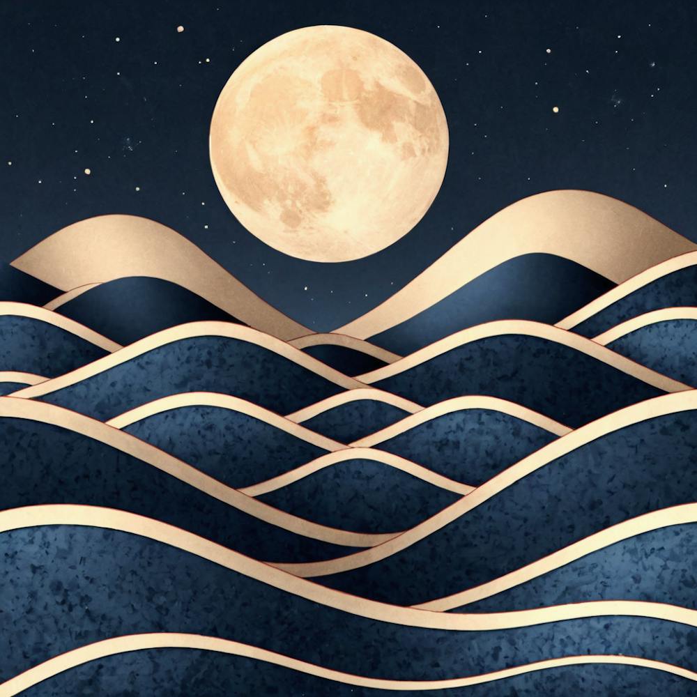 Moon Over The Ocean 2