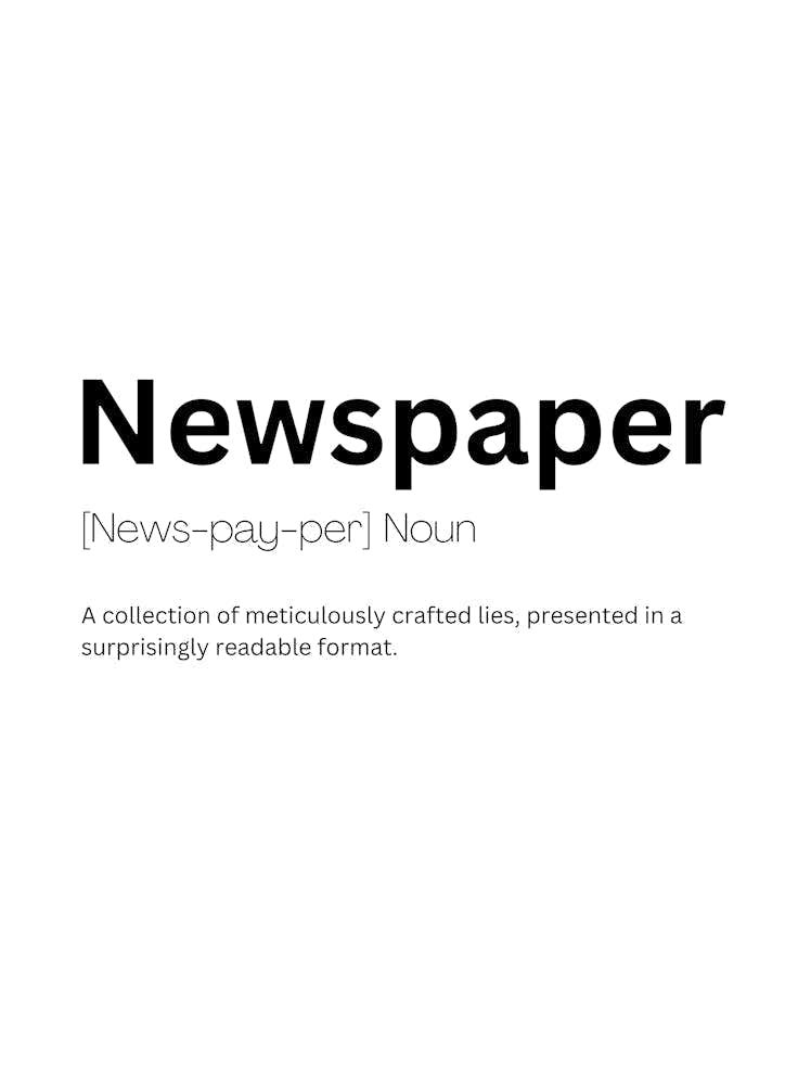 Newspaper Definition Meaning