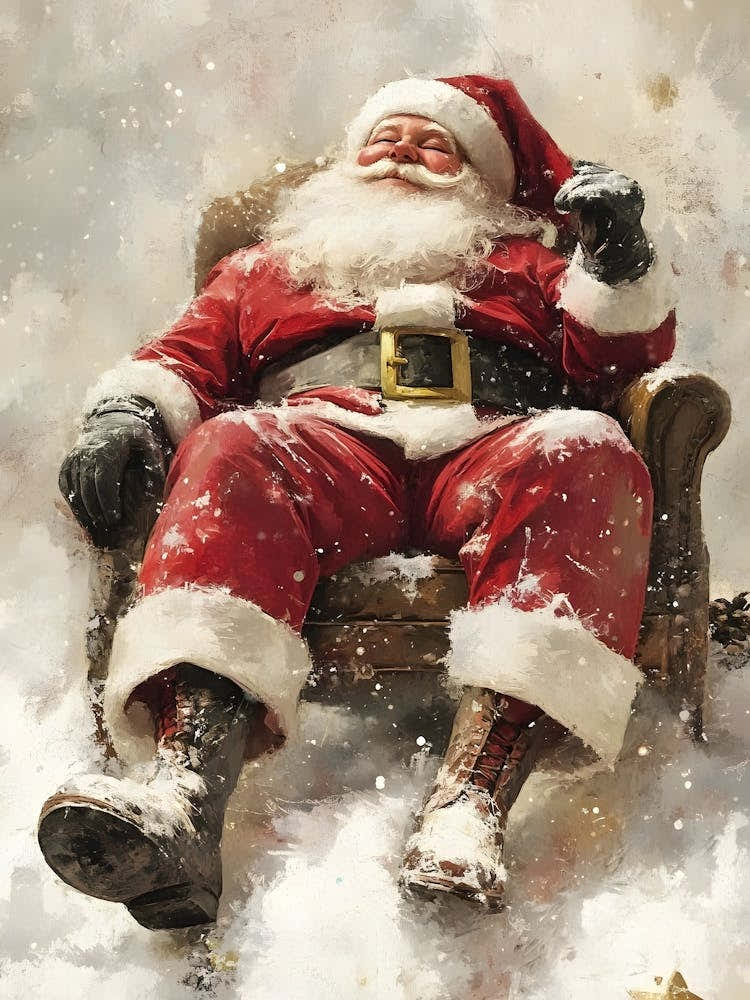 Santa Claus In The Snow 7