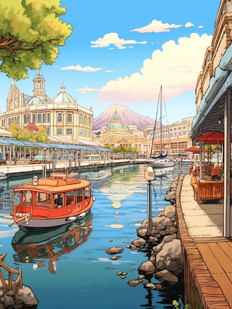 Victoria And Alfred Waterfront Cartoon 3