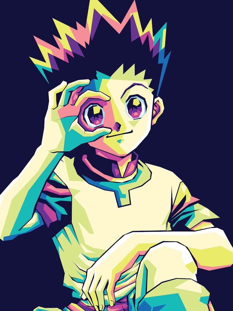 Gon Freecss Pop Art Wpap