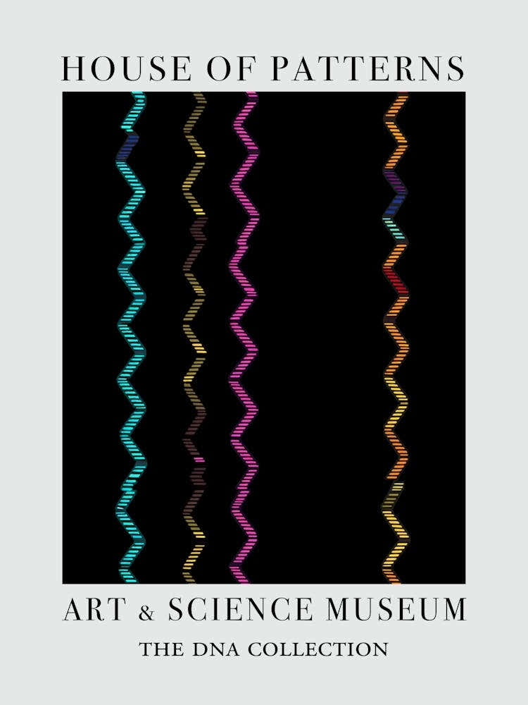 Watercolour Colour Lines Dna 8 House Of Patterns