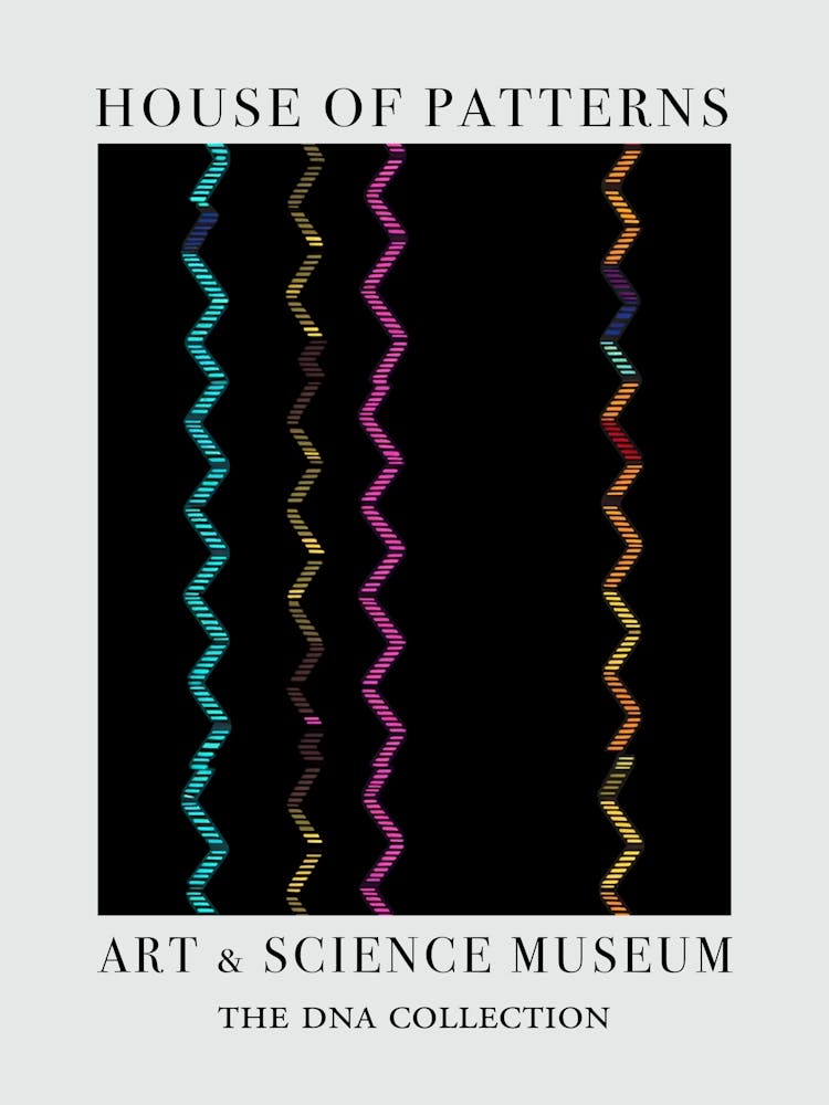 Watercolour Colour Lines Dna 8 House Of Patterns