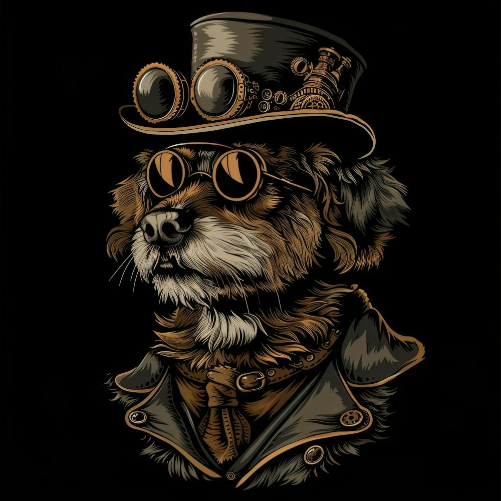 Steampunk Dog 13