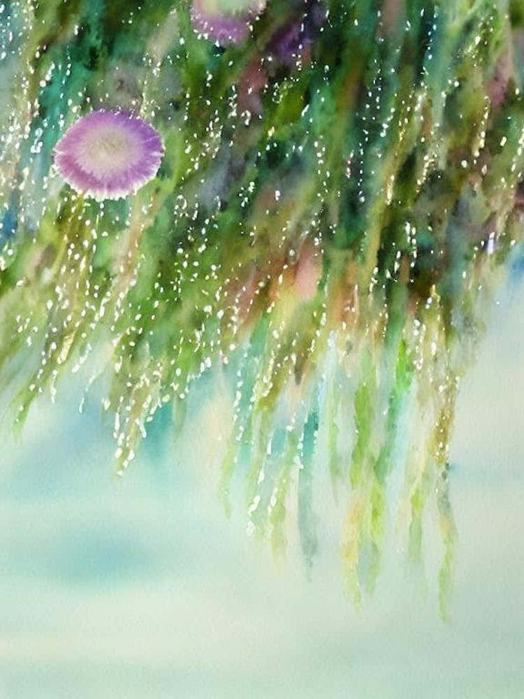 Sea Anemone Storybook Watercolour