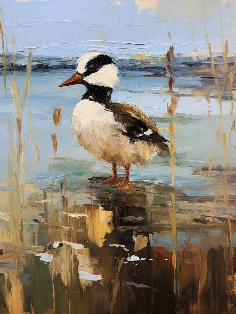 Bird Painting Bufflehead 2