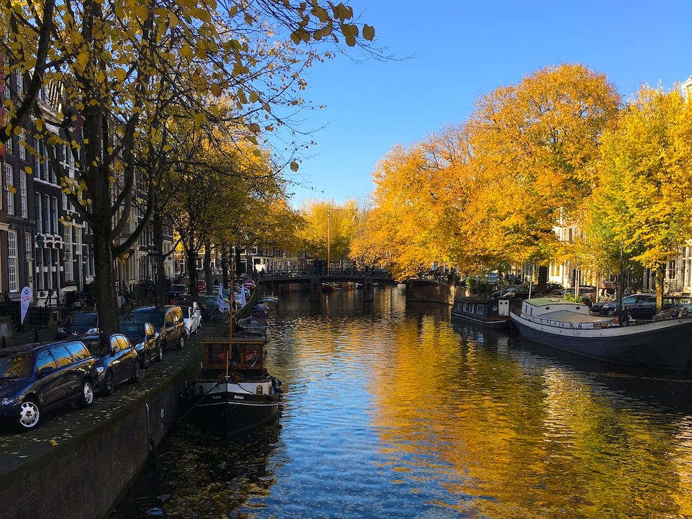 Canal in Amsterdam - Horizontal
