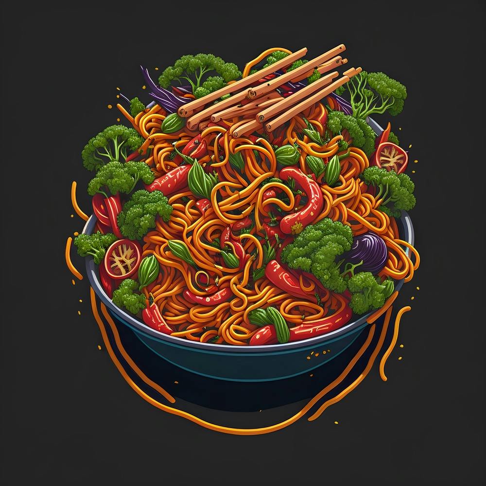Chinese Noodle Dish