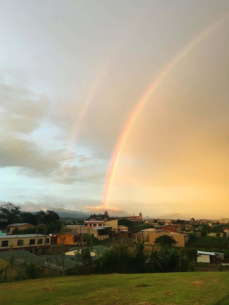 Rainbow in Costa Rica - Vertical