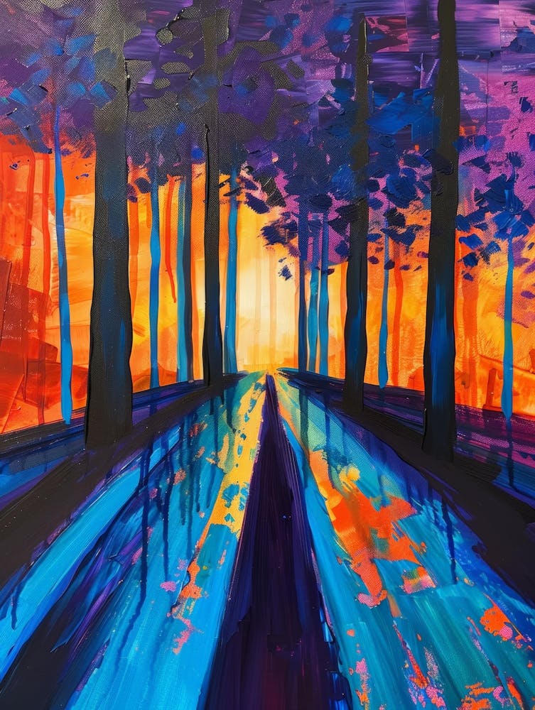 Sunset In The Woods 9