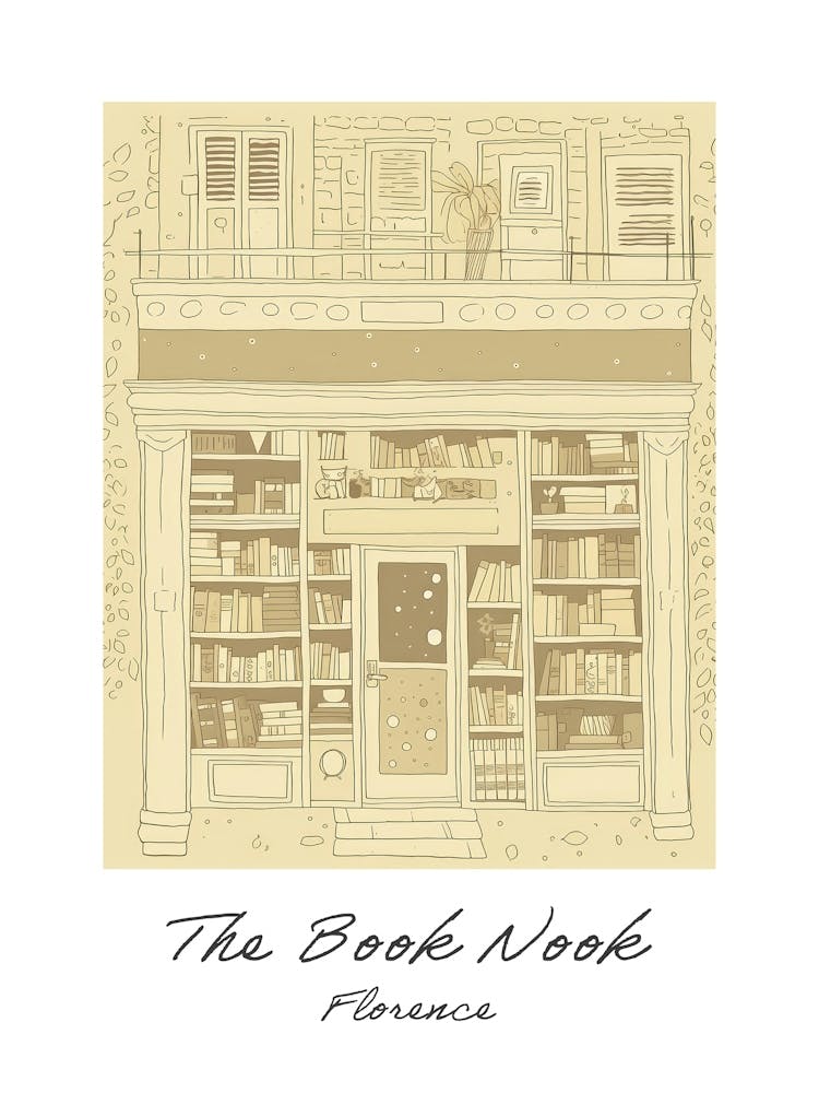Florence The Book Nook Pastel Colours 2 Poster