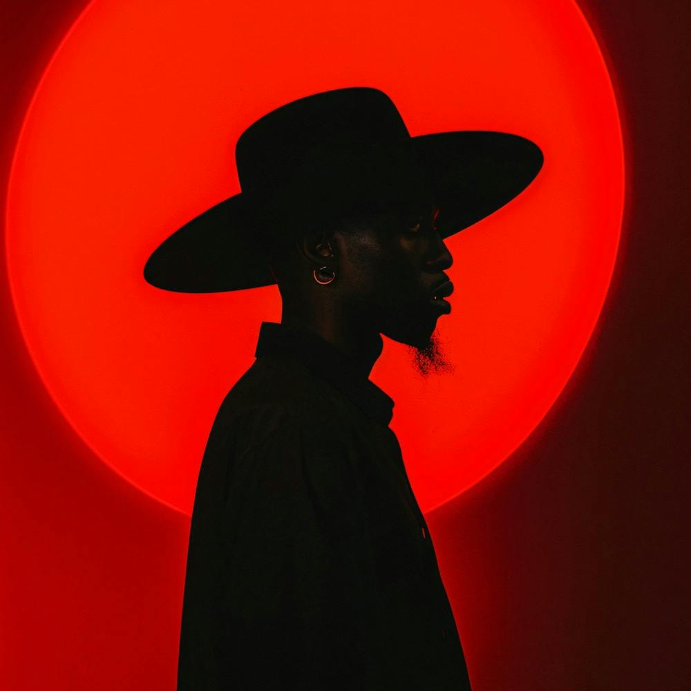 Silhouette Of A Man In A Hat