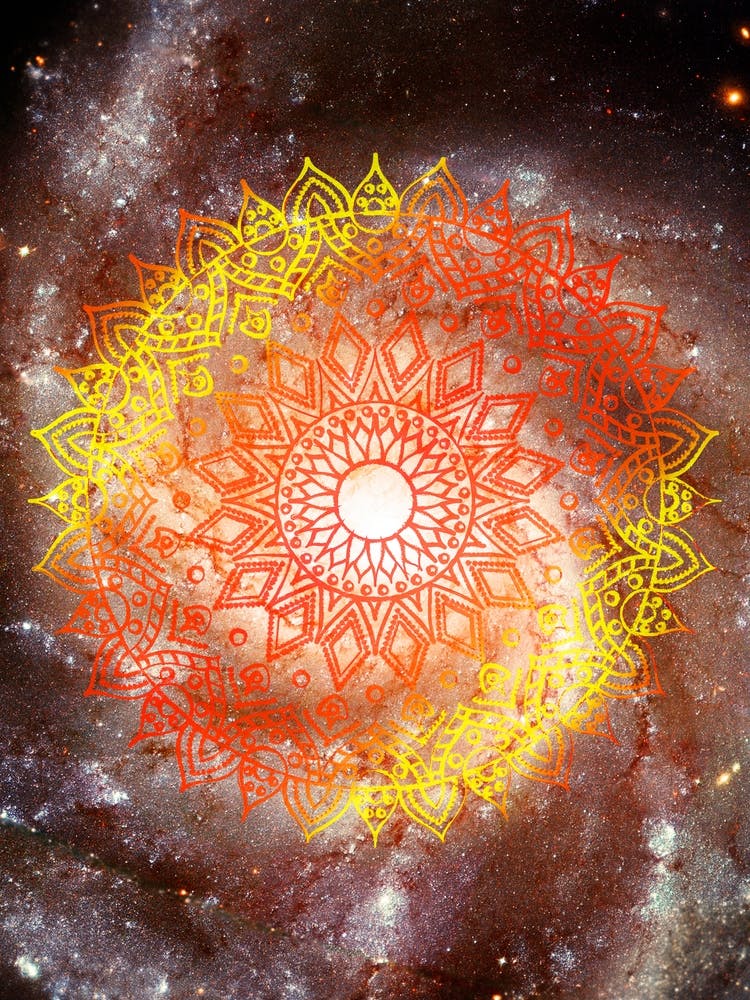 Cosmic mandala #3 - space poster