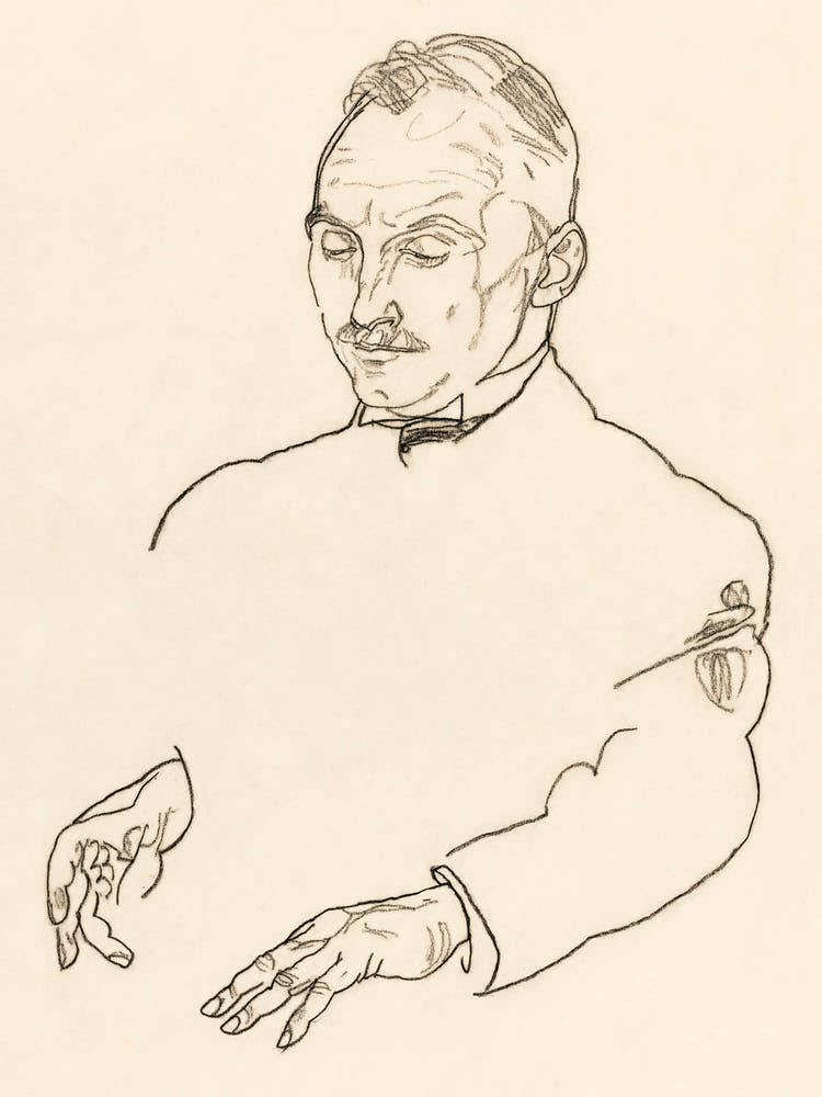 Dr. Koller (1918), Egon Schiele