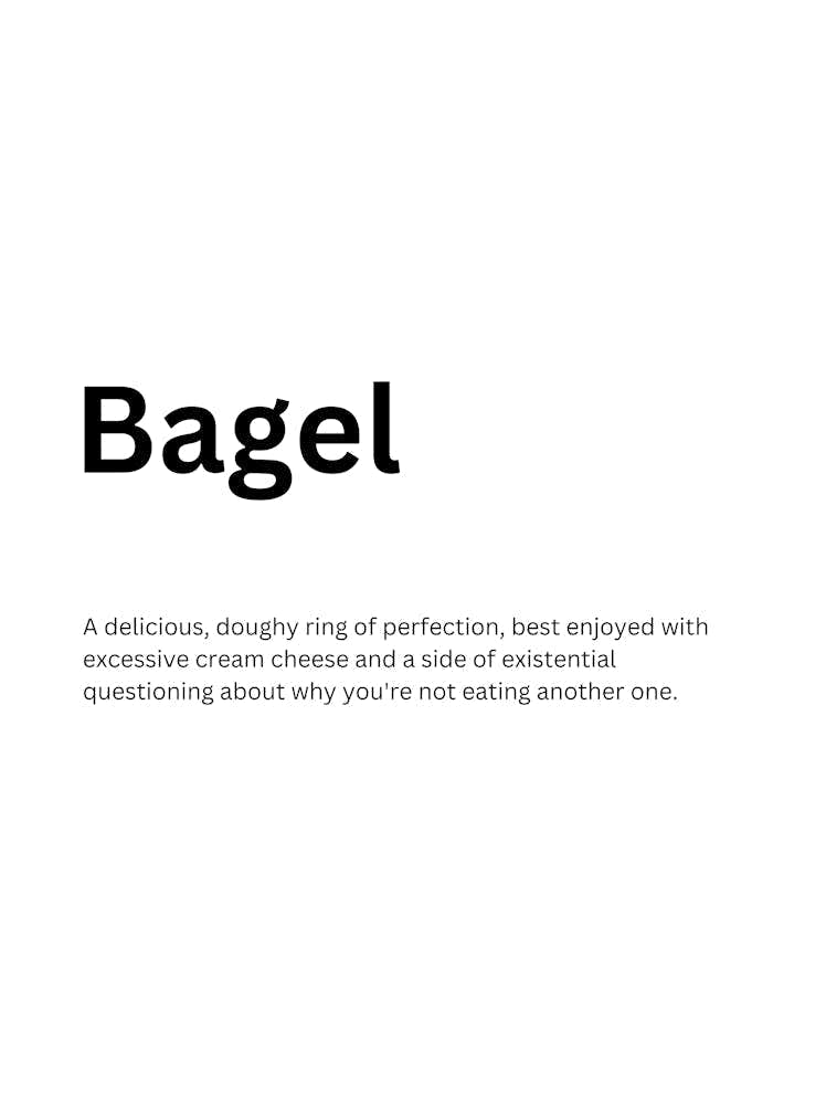 Bagel Definition Meaning