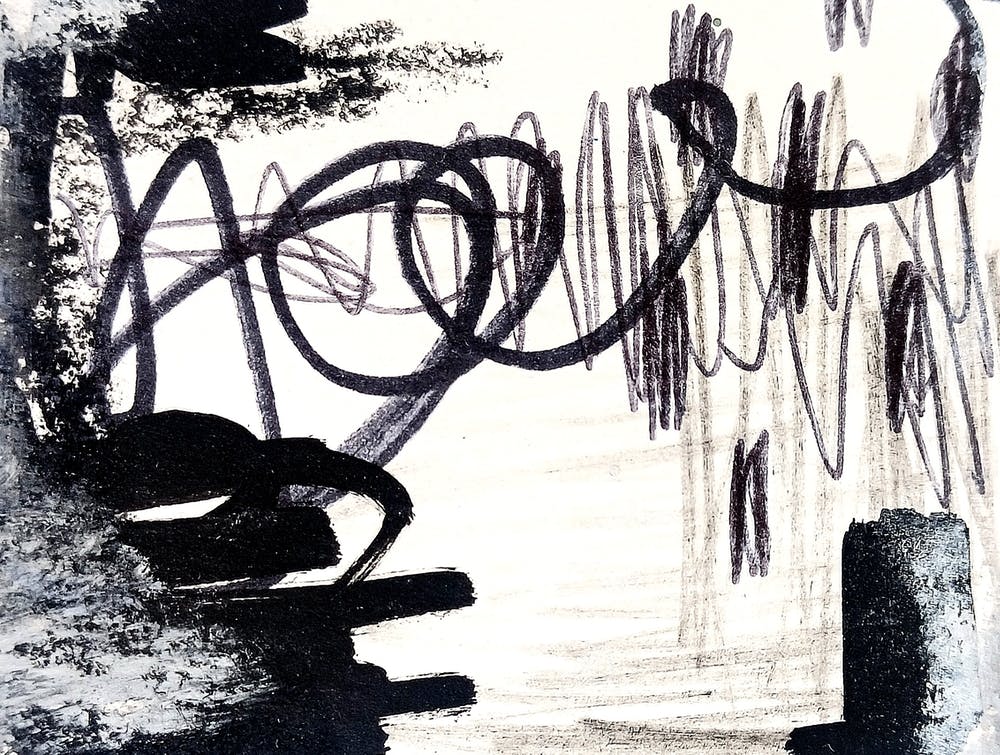 Abstract Painting Graffiti